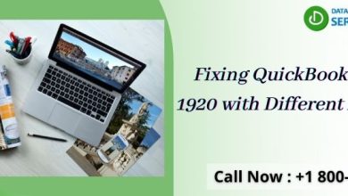 Fixing QuickBooks error 1920 with Different Methods