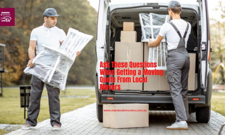 Local Movers In Mandurah