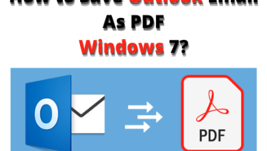 save outlook email as pdf windows 7