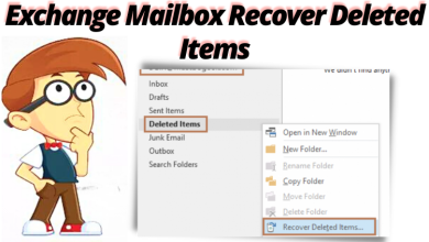 exchange mailbox recover deleted items